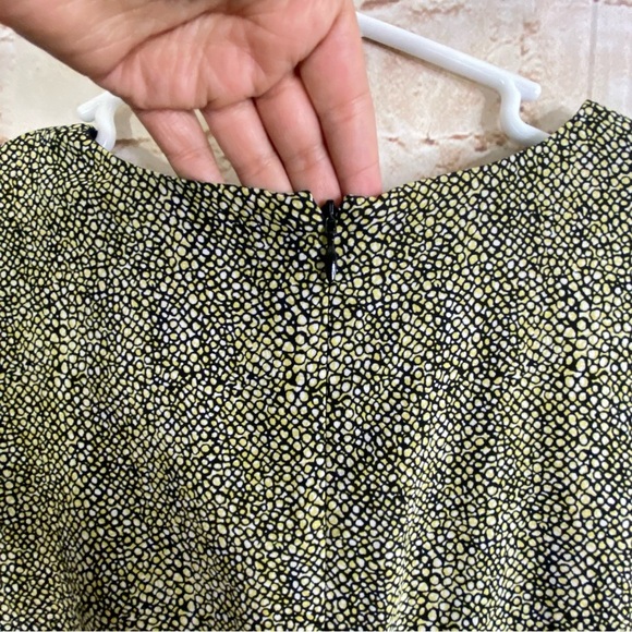 Hobbs London Dotted Silk Faux Wrap Dress Size 10 - Picture 5 of 8